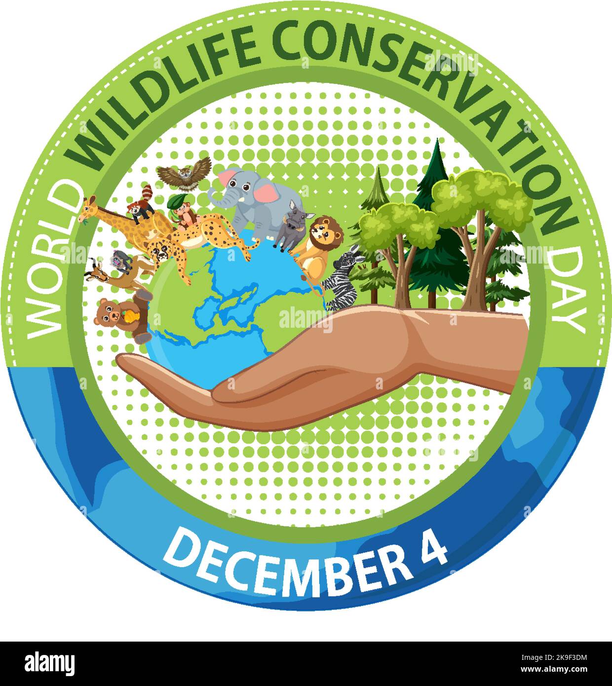 World Wildlife Conservation Day Banner Design illustration Stock Vector ...