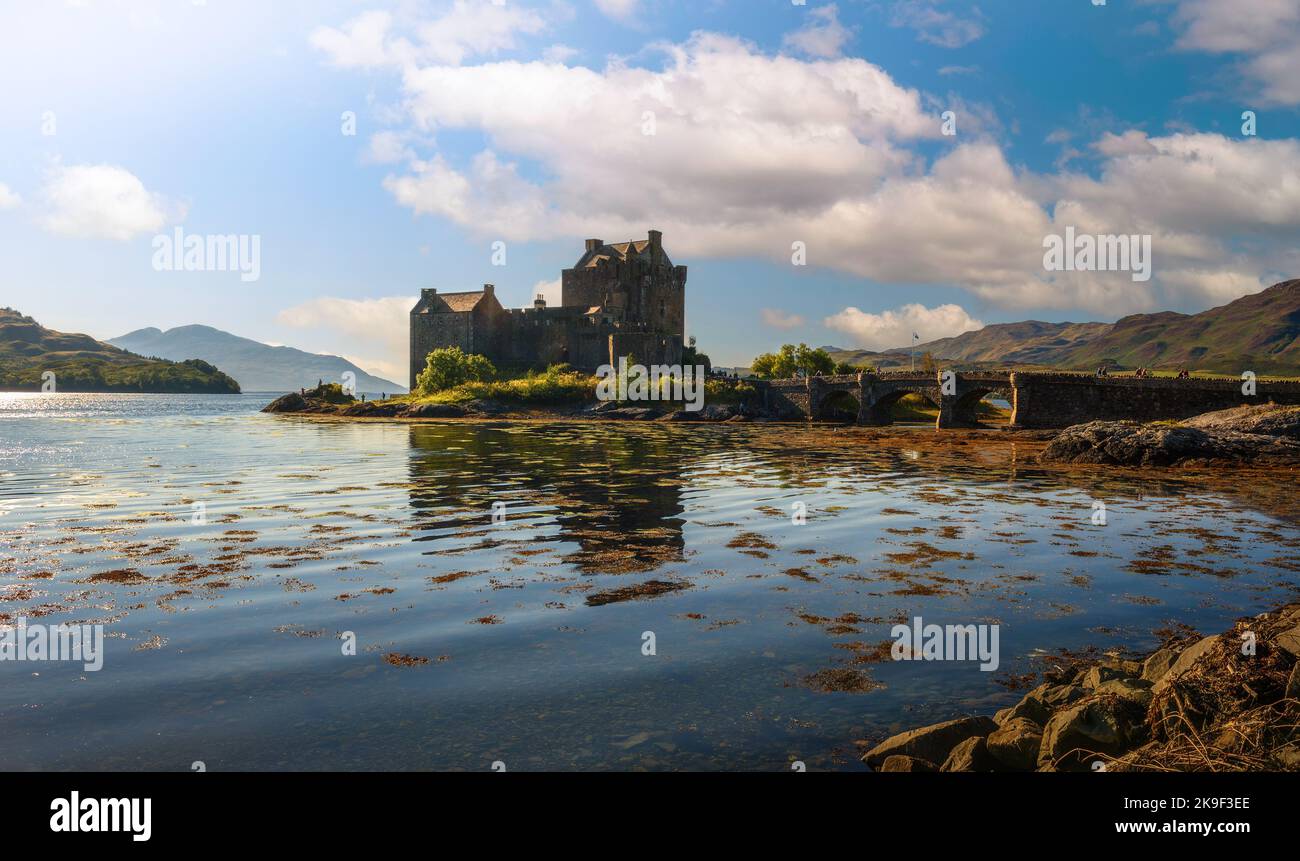Eilean Donan Castle in Scotland Stock Photo