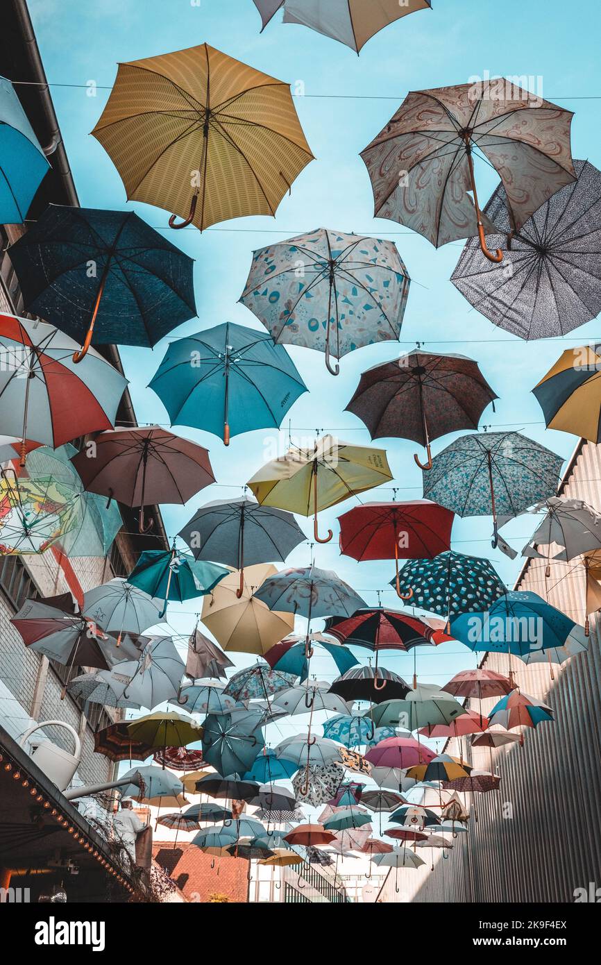 Umbrella alley hires stock photography and images Alamy