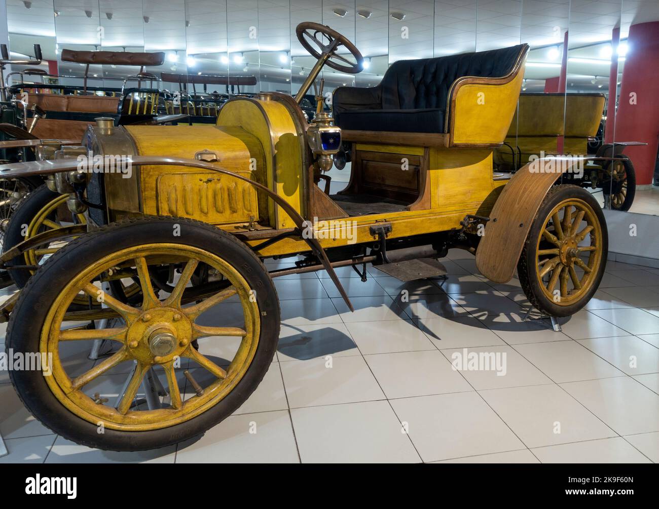 Delage model B. 1904. Motor: De Dion-Bouton.France.Car Museum.Encamp.Andorra Stock Photo