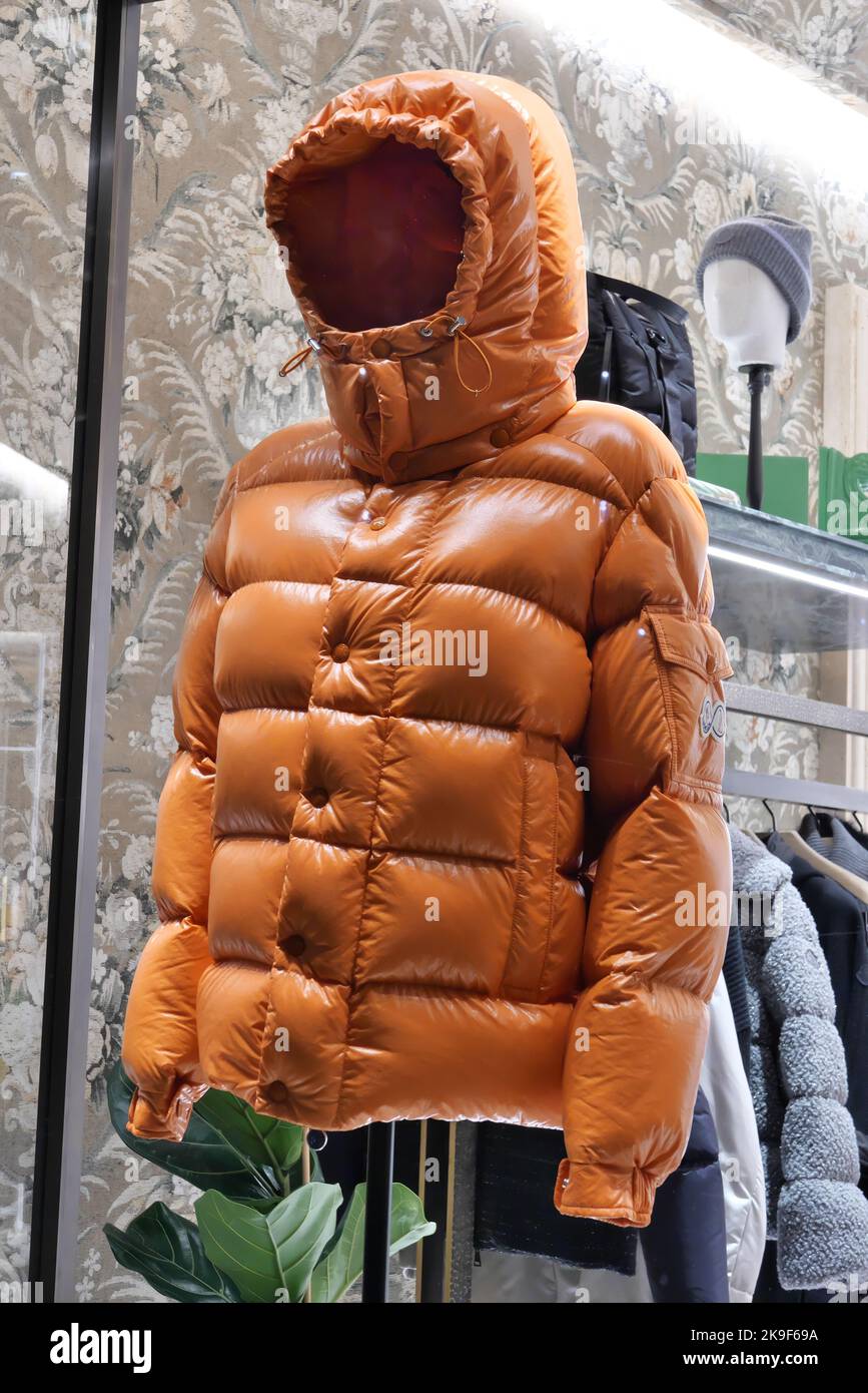 Moncler coat hi-res stock photography and images - Alamy