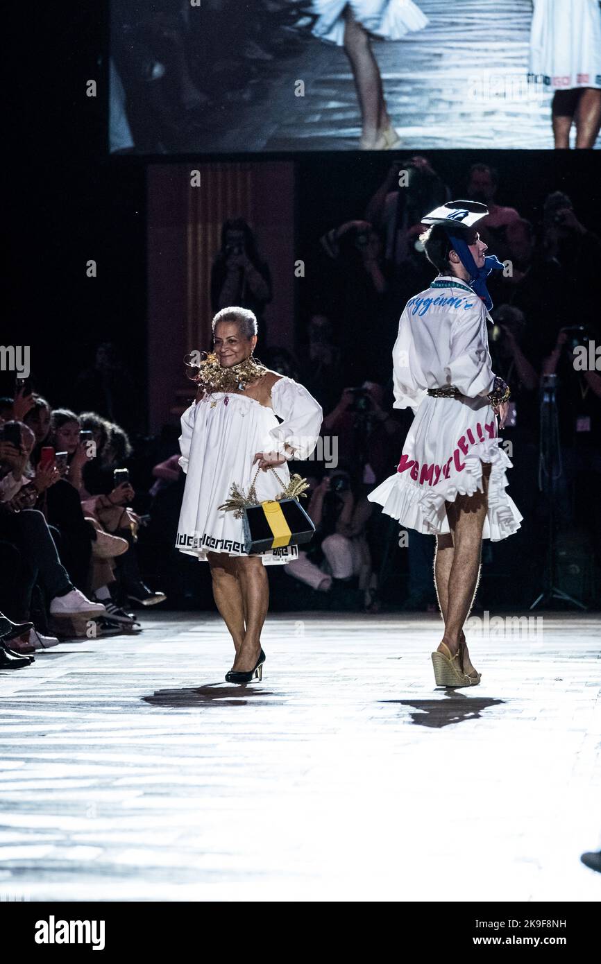 Fashion show on the theme 'Another Look at Old Age' organized for the