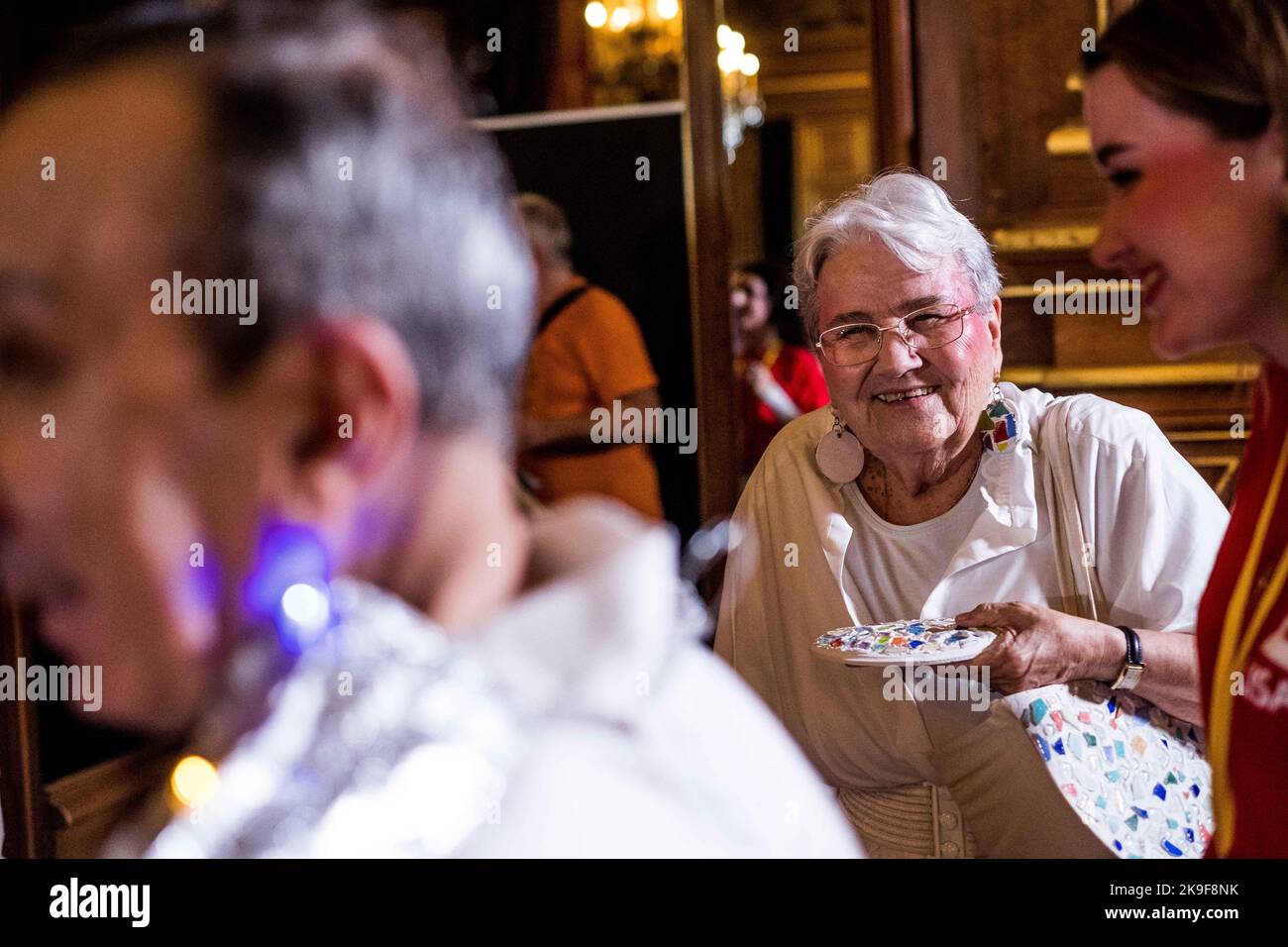 Fashion show on the theme 'Another Look at Old Age' organized for the