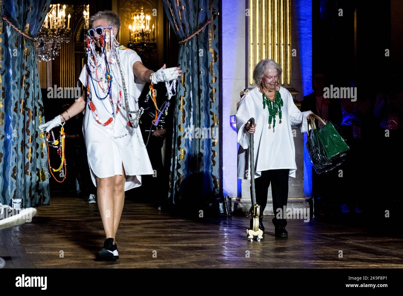 Fashion show on the theme 'Another Look at Old Age' organized for the