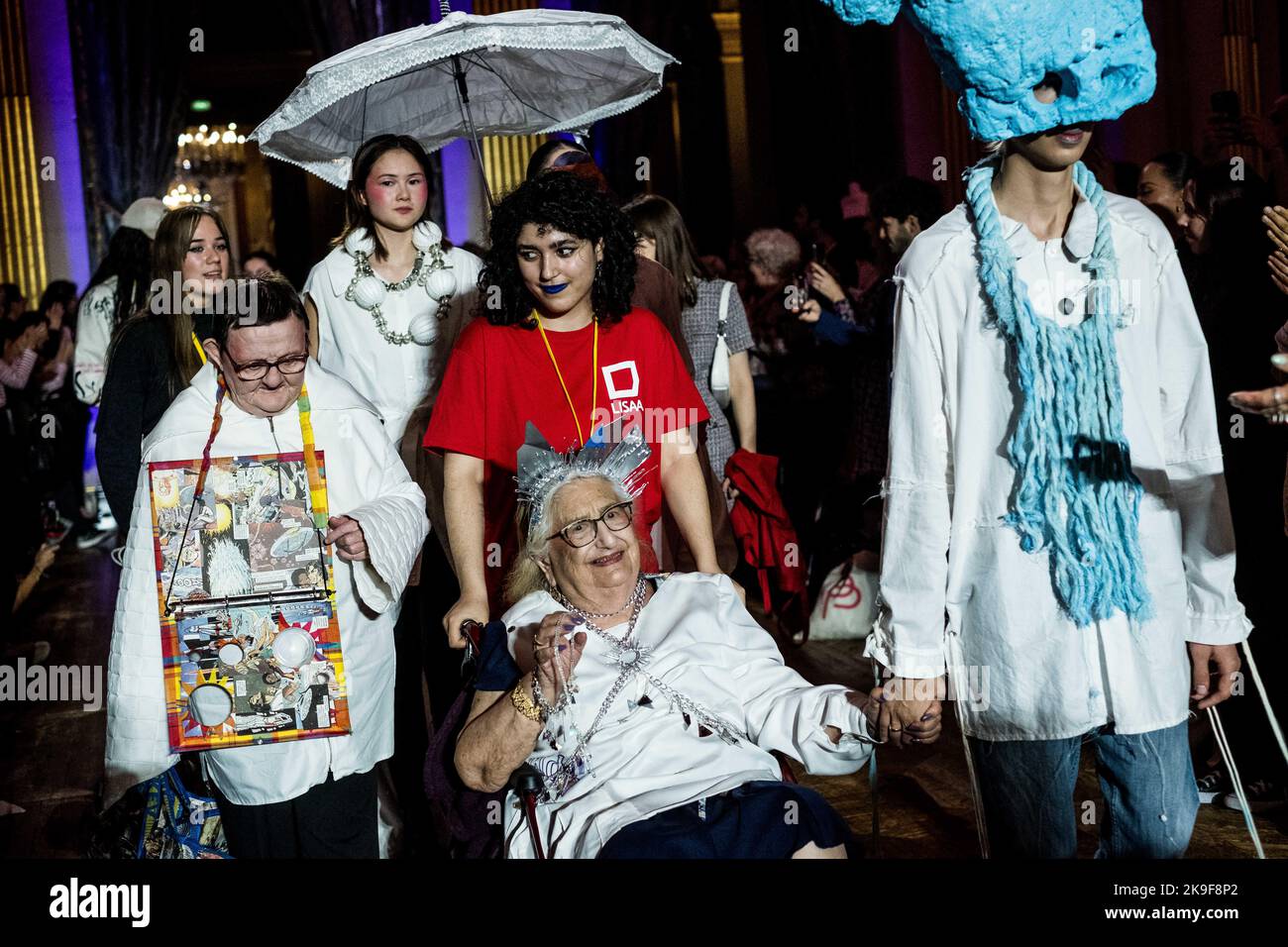 Fashion show on the theme 'Another Look at Old Age' organized for the