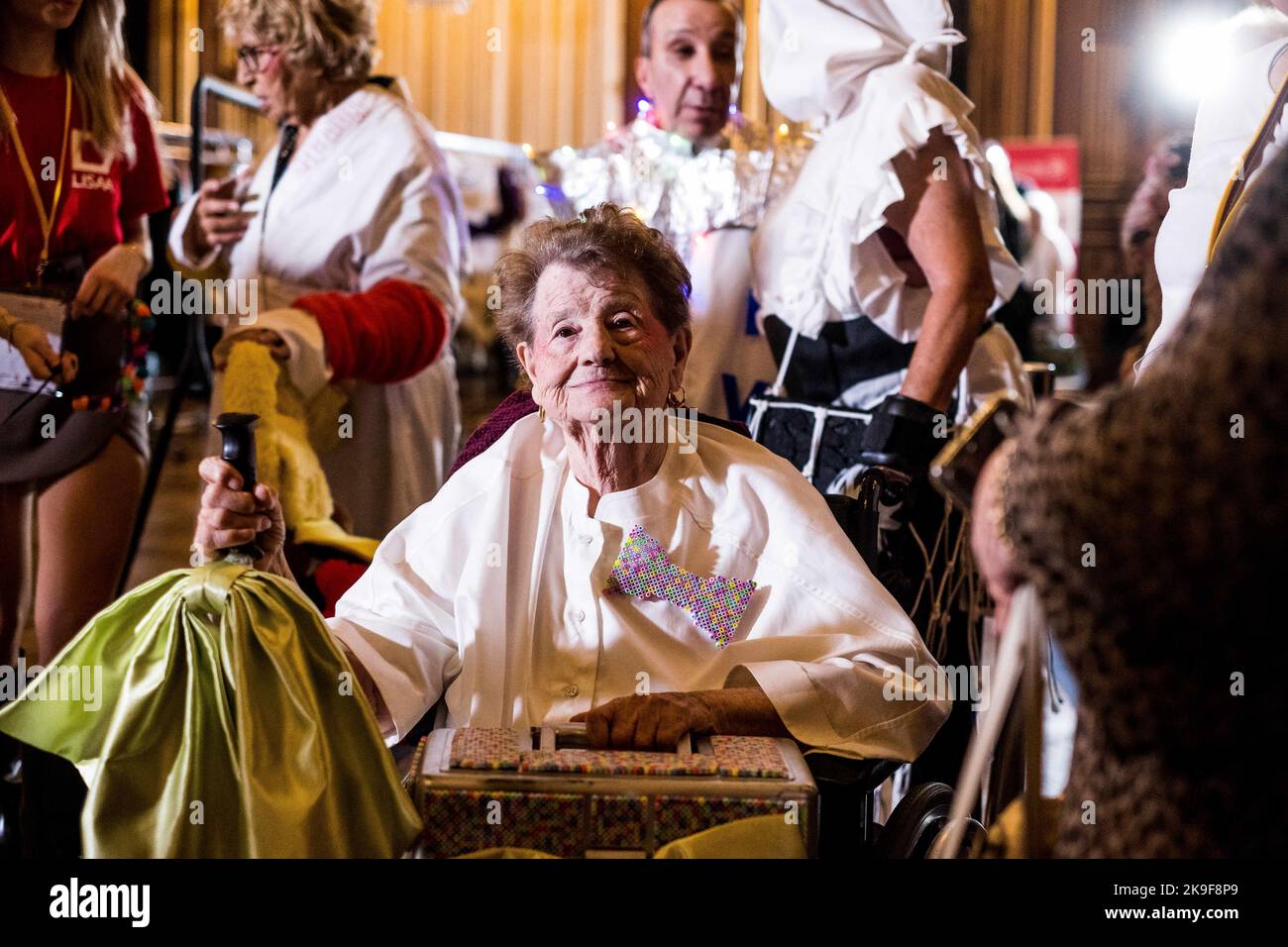 Fashion show on the theme 'Another Look at Old Age' organized for the