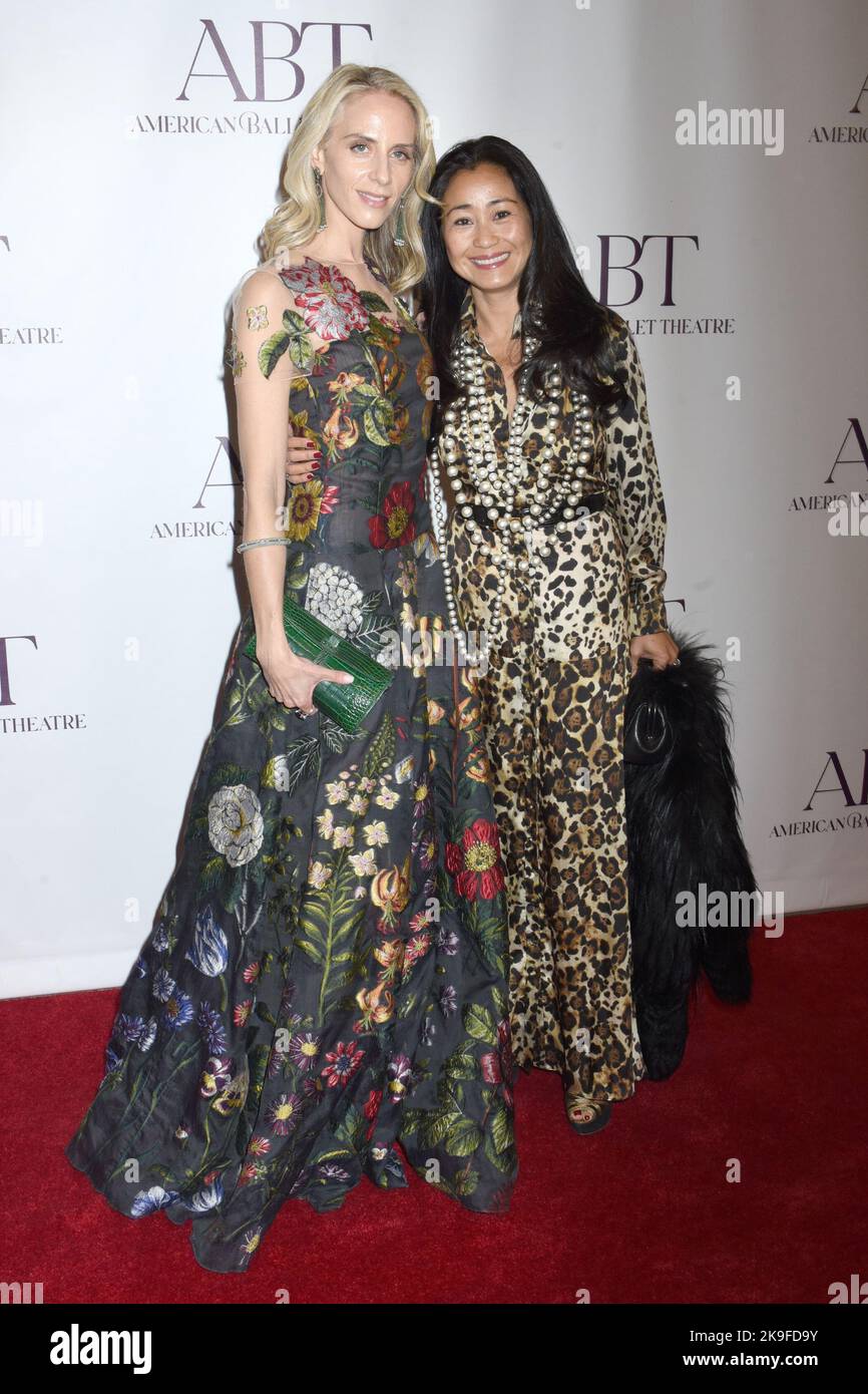 27 October 2022 - New York, New York - Dalia Oberlander and guest at the American Ballet Theater Fall Gala at David H. Koch Theater in Lincoln Center. (Credit Image: © Ylmj/AdMedia via ZUMA Press Wire) Stock Photo