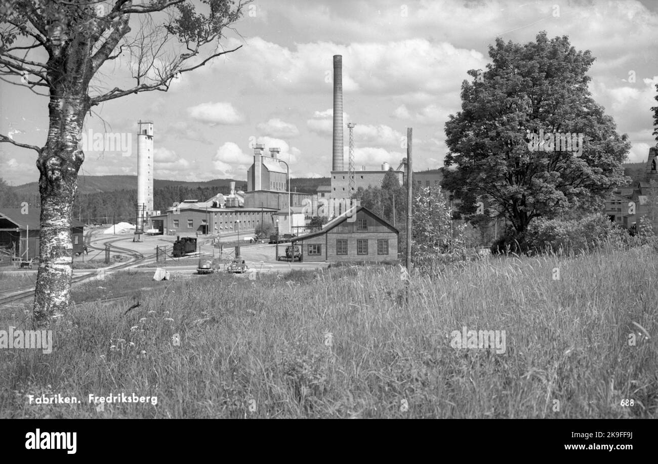 Paper Mill, Fredriksberg Stock Photo Alamy
