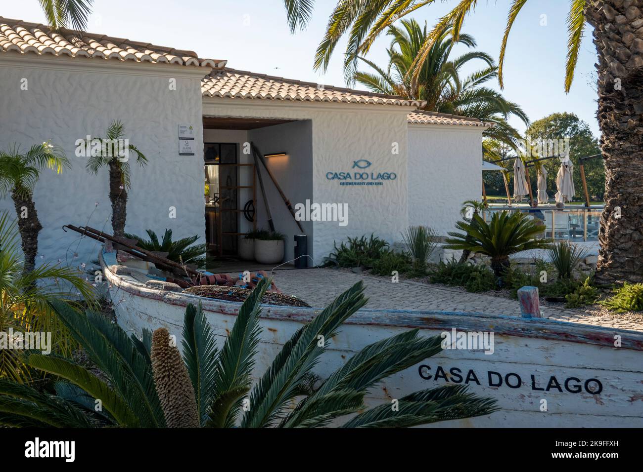 QUINTA DO LAGO, PORTUGAL 26th JUNE 2022 Restaurant bar in Quinta do