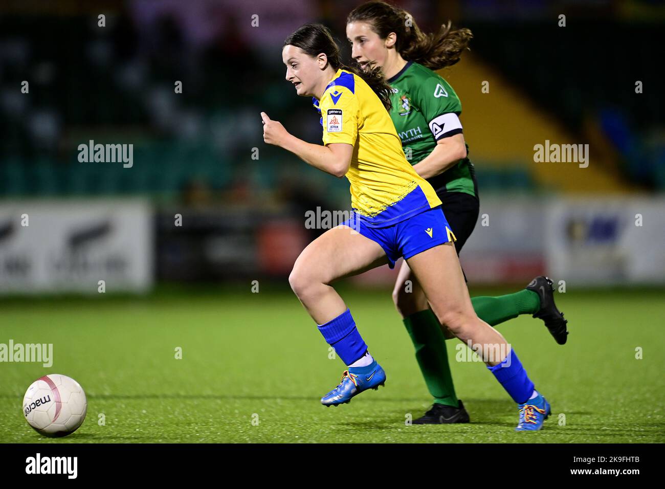 Barry, Wales. 27th Oct, 2022. Mackenzie Olden of Barry Town Utd Women  - Mandatory by-line: Ashley Crowden  - 27/10/2022 - FOOTBALL - Jenner Park Stadium - Barry, Wales - Barry Town United Women vs Aberystwyth Town Women’s FC - Genero Adran Premier Phase 1 22/23 Credit: Ashley Crowden/Alamy Live News Stock Photo