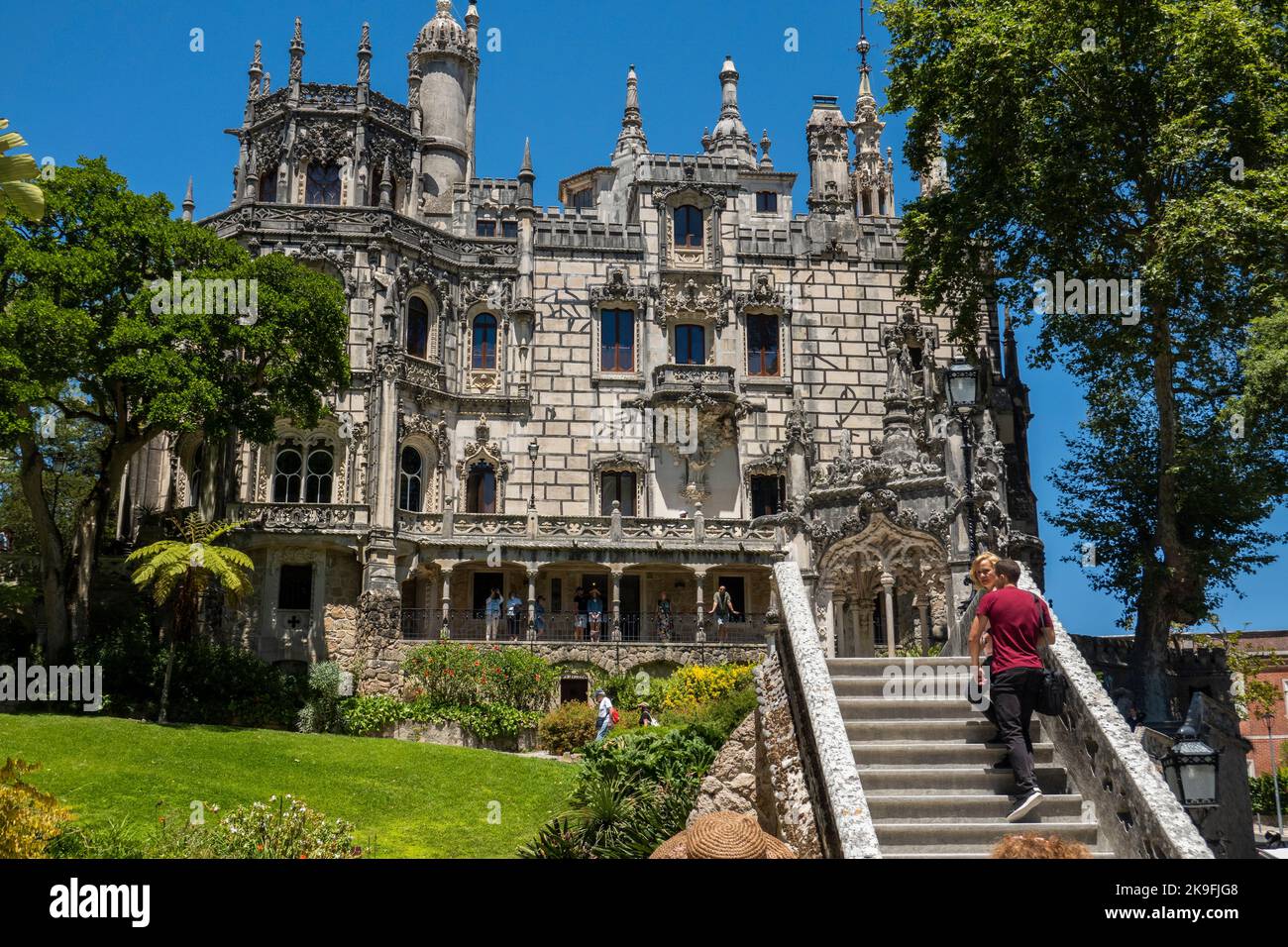 SINTRA, PORTUGAL 28th JUNE 2022 Beautiful landmark Quinta da