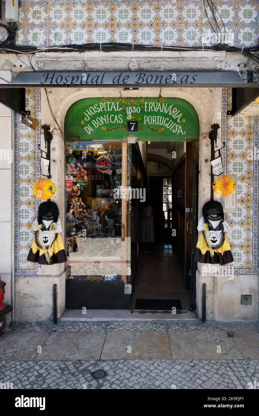 LISBON, PORTUGAL, 28th JUNE 2022 View of the famous historical store