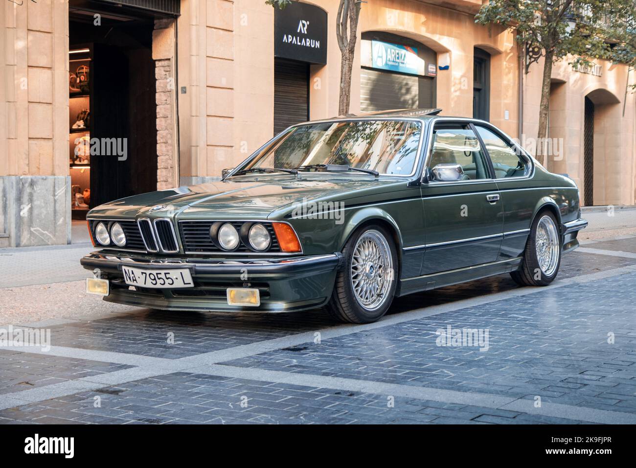 SAN SEBASTIAN, SPAIN-OCTOBER 22, 2022: BMW 635 CSi (E24), First generation of BMW 6 Series Stock Photo