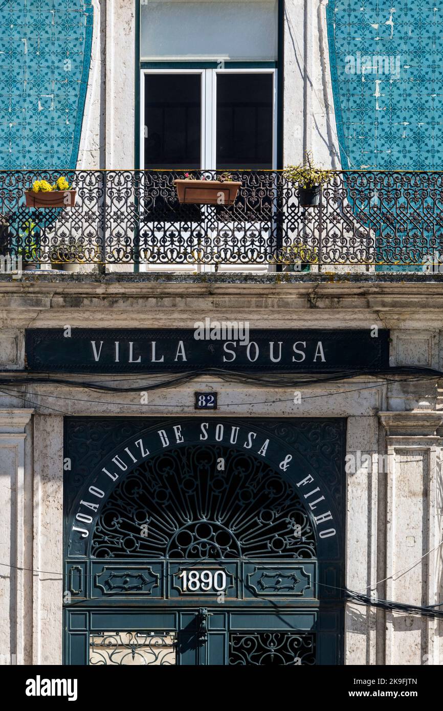 LISBON, PORTUGAL 28th JUNE 2022 Typical architecture of the capital