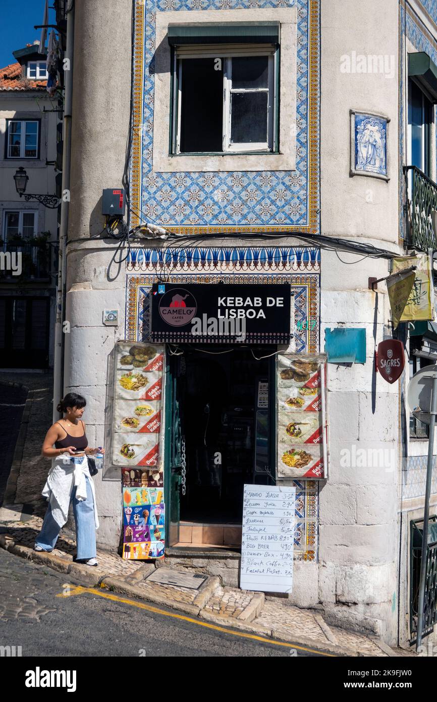 LISBON, PORTUGAL 28th JUNE 2022 Typical architecture of the capital