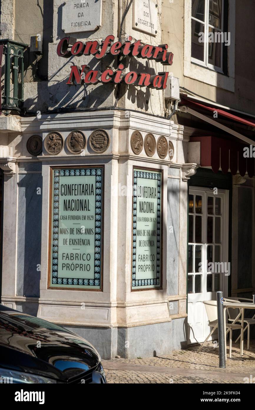 LISBON PORTUGAL 28th JUNE 2022 View Of The Famous Historical Store lisbon-portugal-28th-june-2022-view-of-the-famous-historical-store