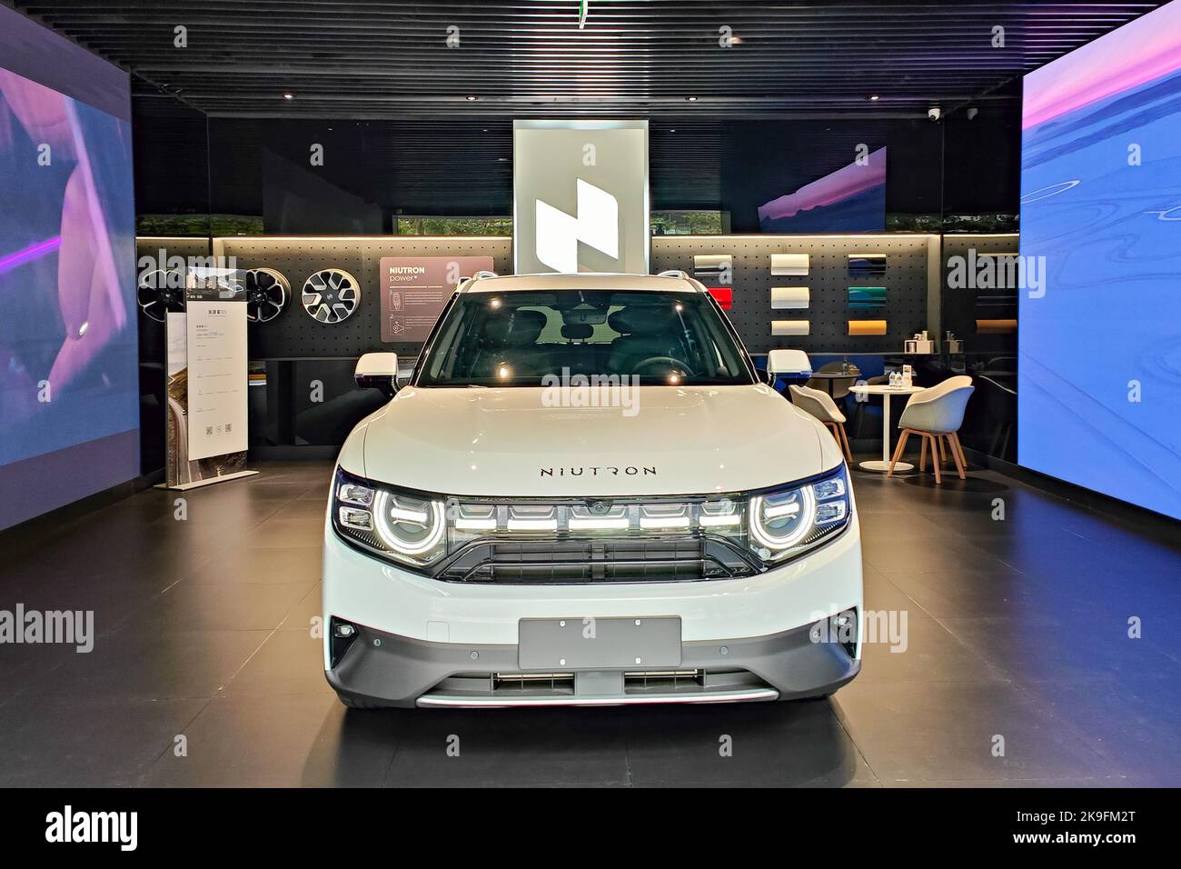 SHANGHAI, CHINA - OCTOBER 28, 2022 - NIUTRON's NV model is displayed at ...