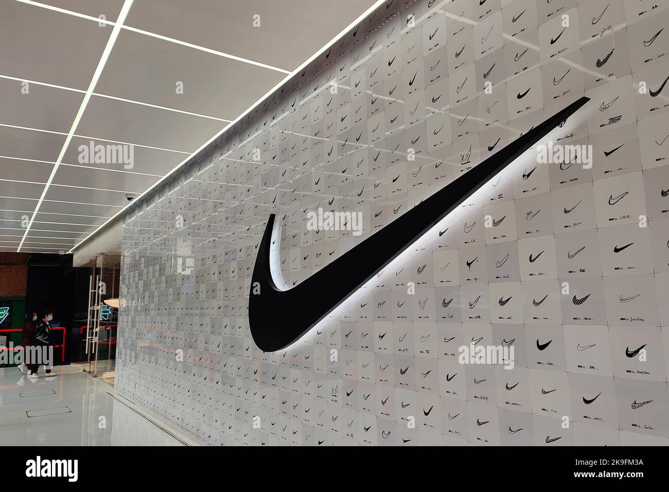 SHANGHAI, CHINA OCTOBER 28, 2022 China's first NIKE STYLE retail