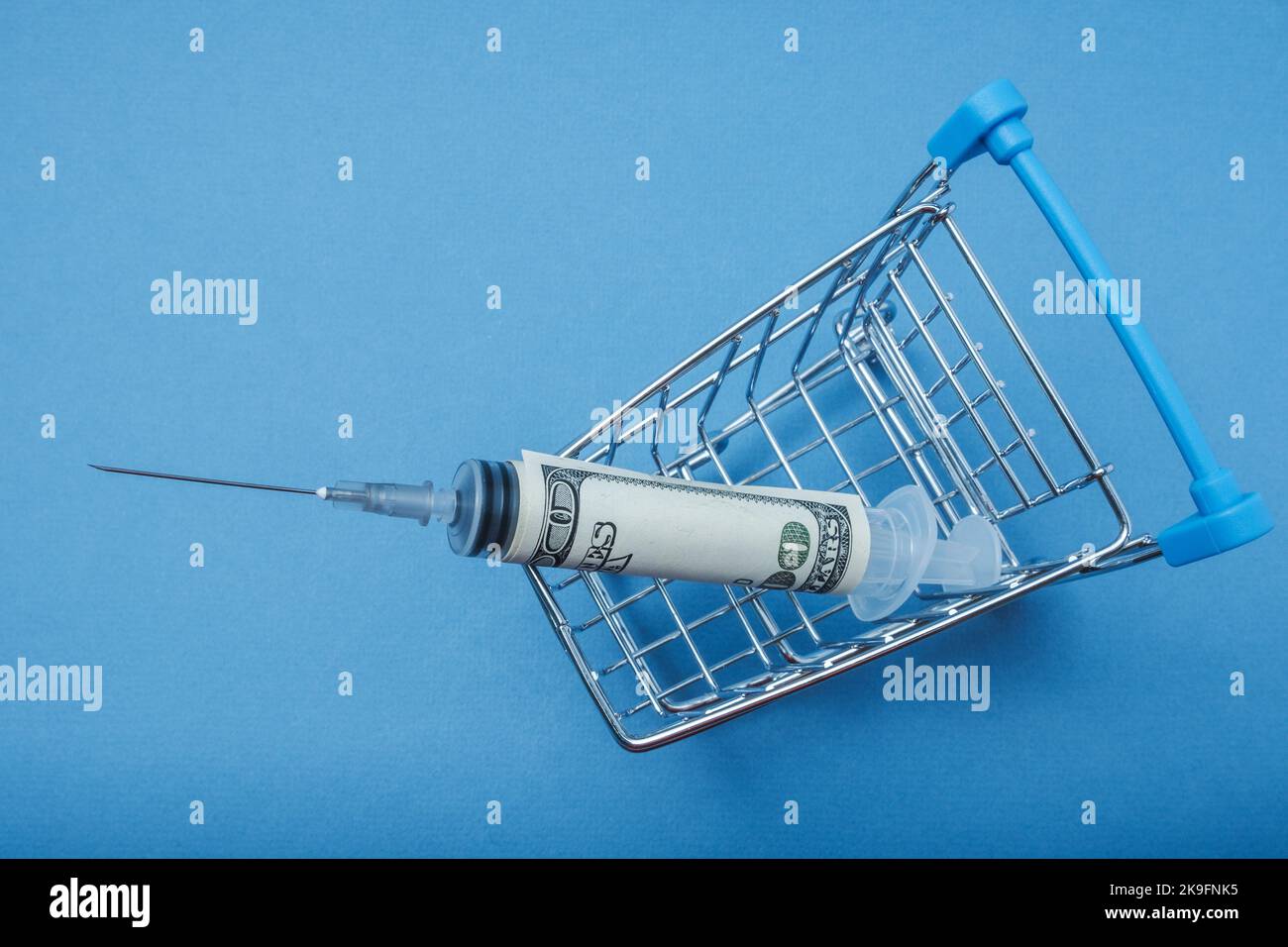 Health injection supermarket needle syringe hires stock photography