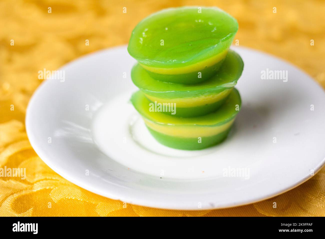 Local dessert made from rice flour in Cavite, Philippines Stock Photo