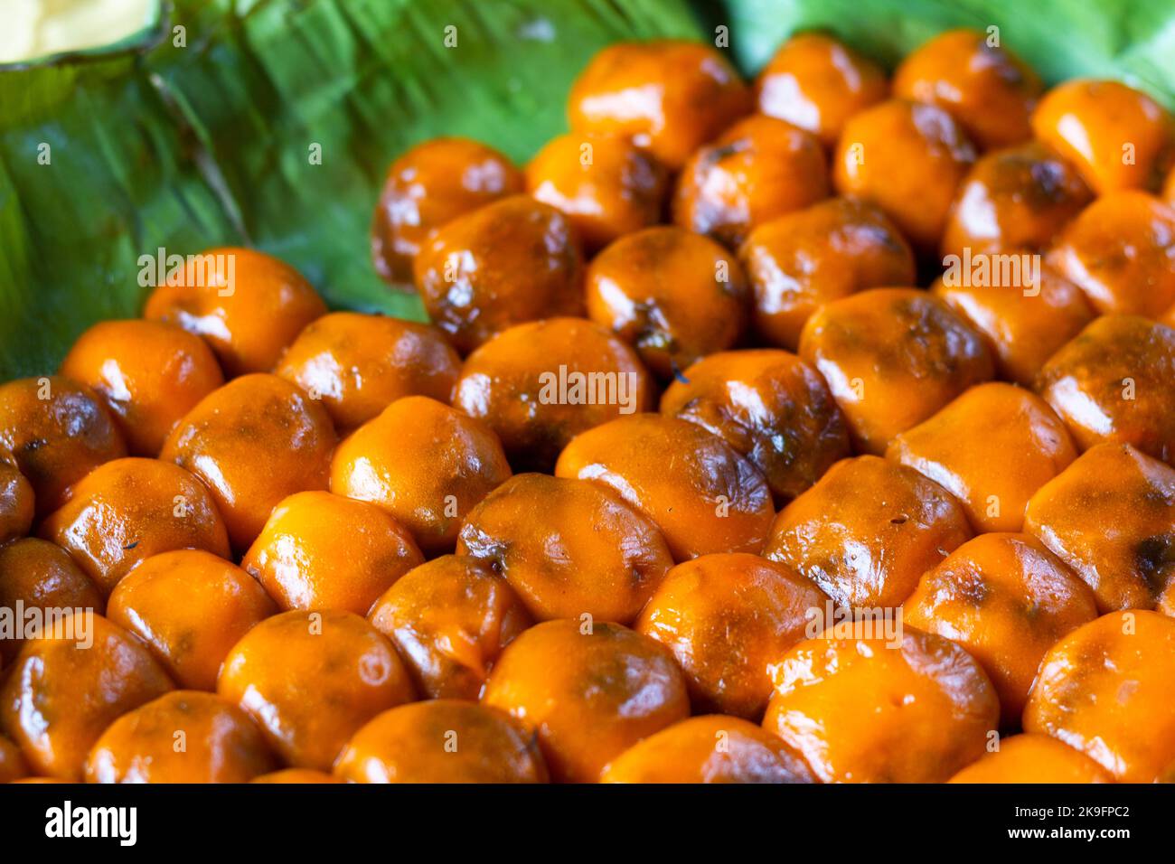Local dessert made from rice flour in Cavite, Philippines Stock Photo