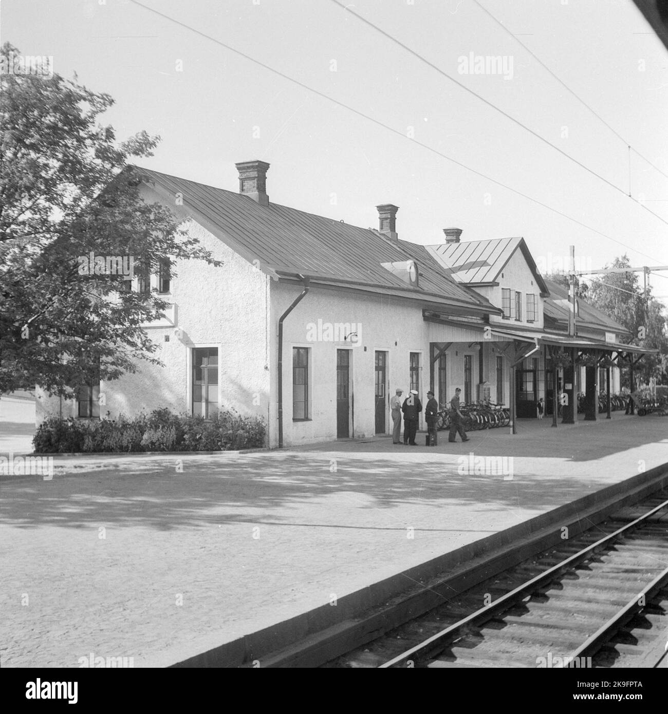 Luleå station. The station house is completed in 1887. The station