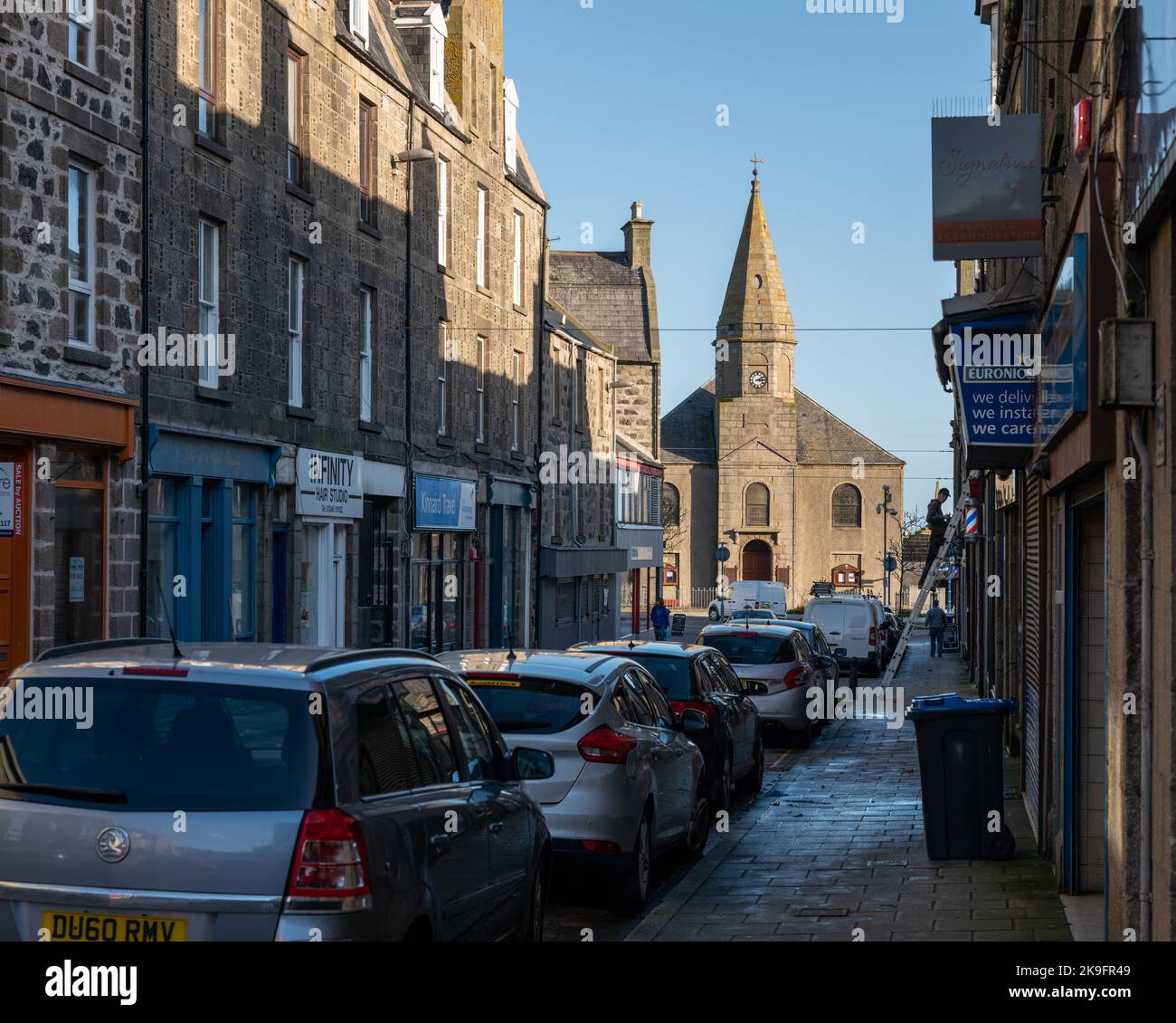 26 October 2022. Fraserburgh, Aberdeenshire, Scotland. This is the view