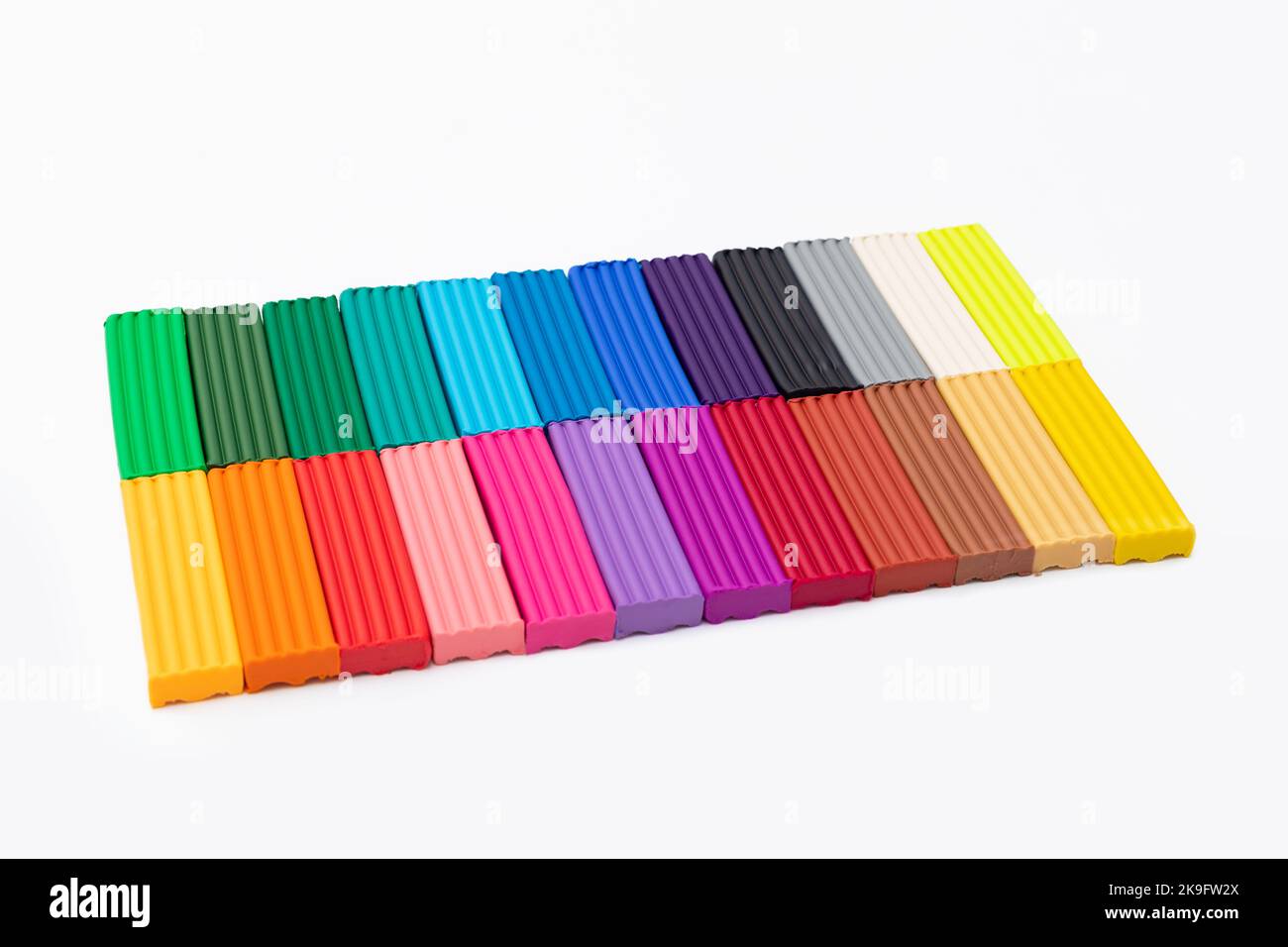 Plasticine Modelling Clay Bright Colours 24 Pack