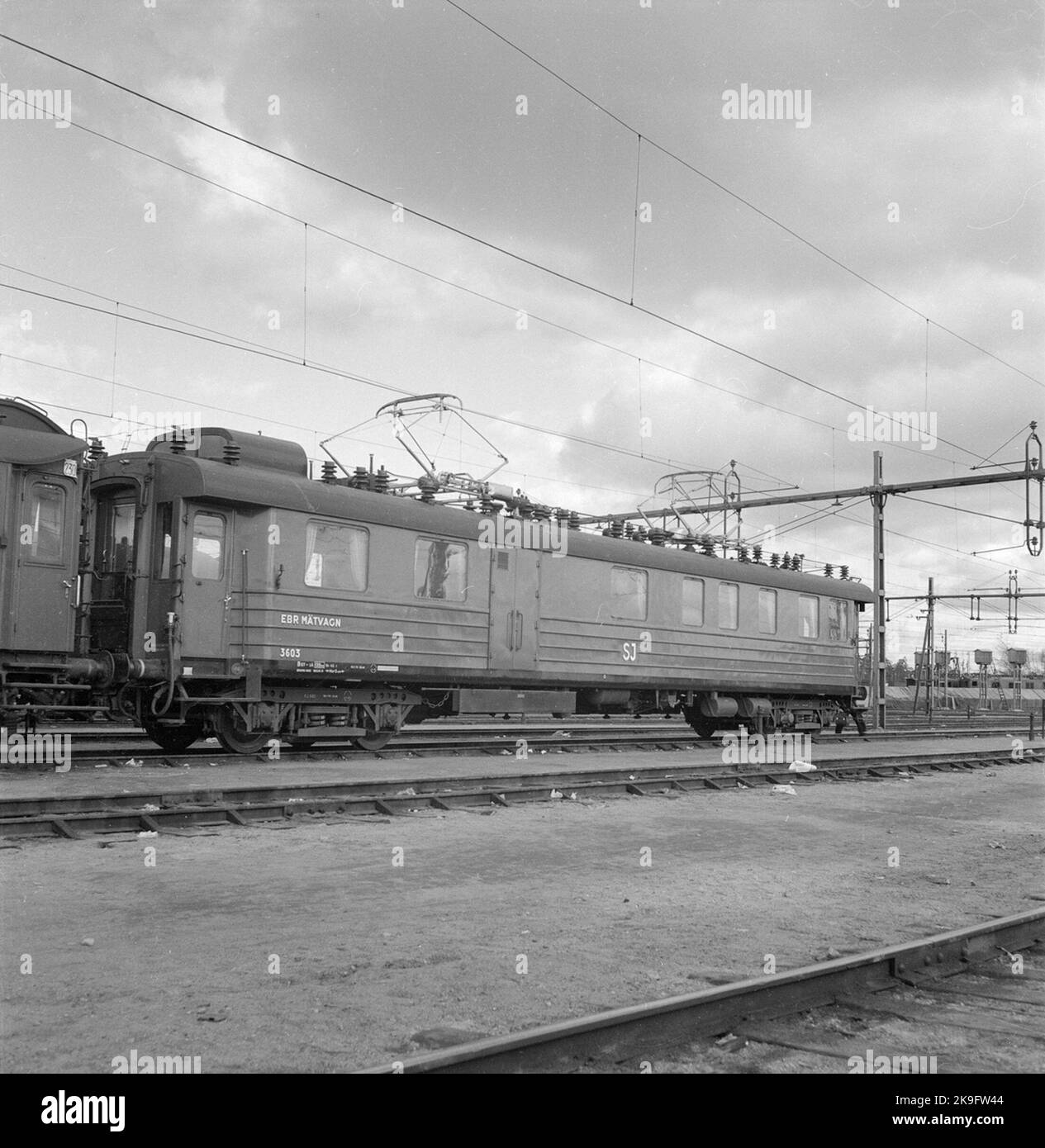 Measuring wagon SJ EBR 3603. EBR is abbreviation for the electrical
