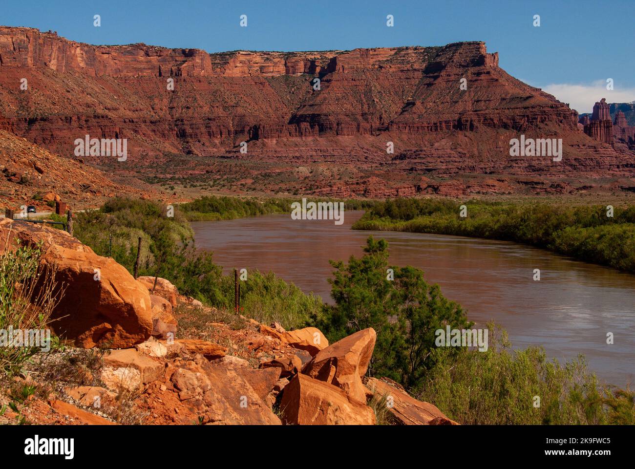 Incredible Scenery From Cisco to Moab, Utah Stock Photo Alamy