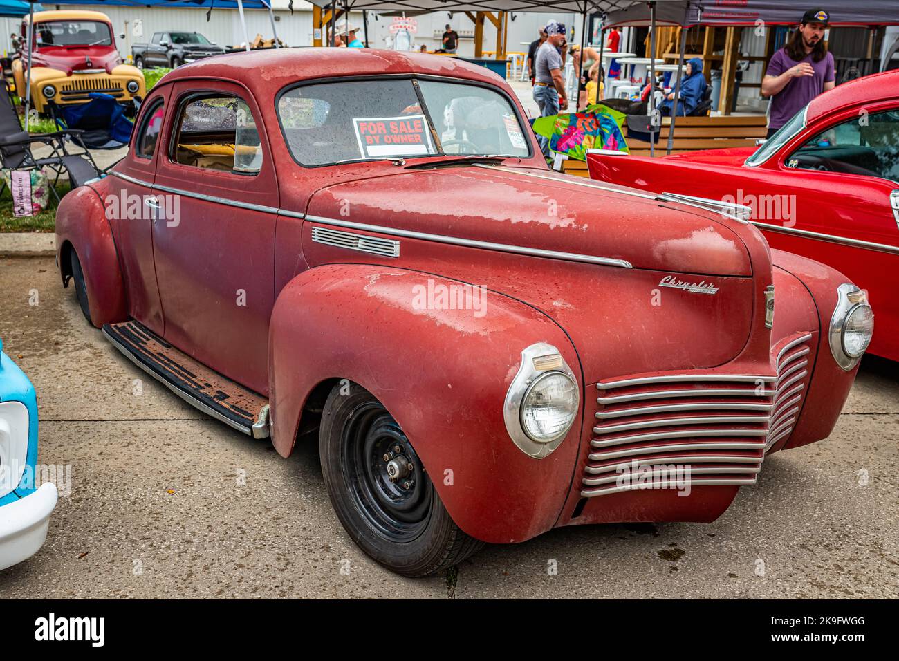 Des Moines, IA July 01, 2022 High perspective front corner view of a