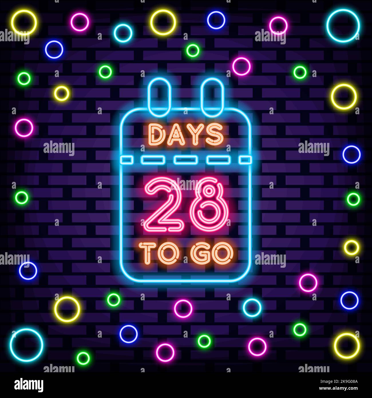 29-days-to-go-neon-sign-vector-bright-signboard-light-art-stock