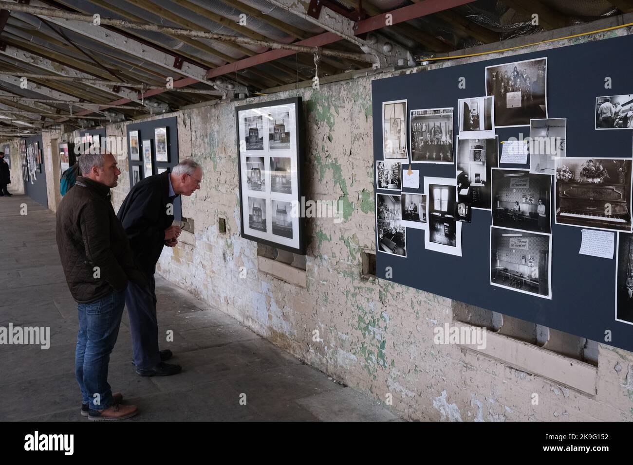 Ian Beesley exhibition, Salts Mill, 2022, West Yorkshire Stock Photo