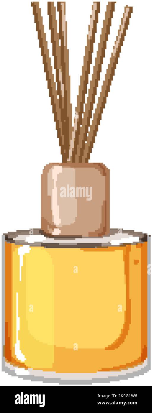 incense aroma sticks cartoon vector illustration Stock Vector Image