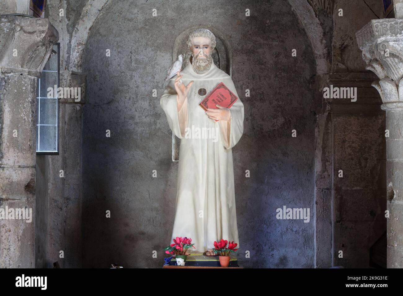 Stauet of St. Columbanus - Church of Saint Columbanus - Little gem of ...