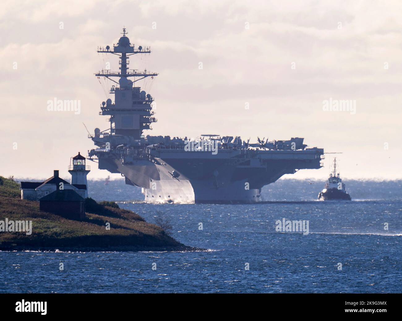 Canada. 28th Oct, 2022. The USS Gerald R. Ford, one of the world's