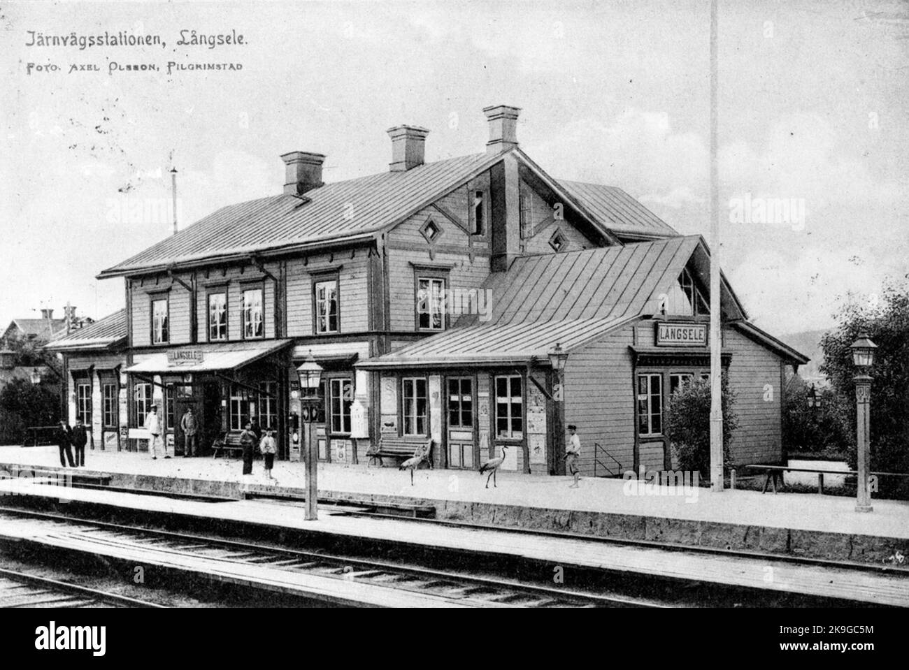 Långsele station. Stins Alsterlund had serving. This is both in the ...
