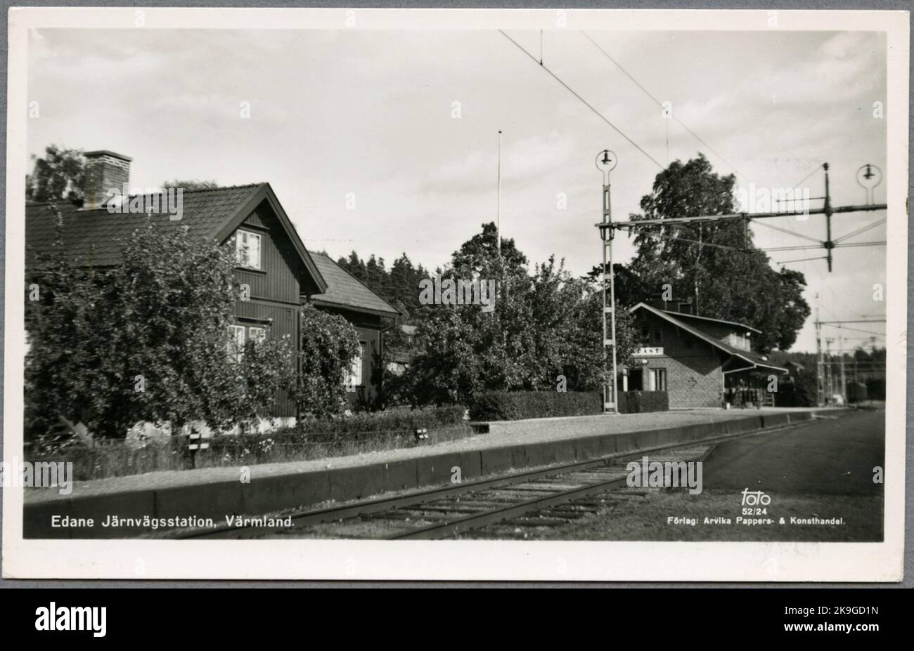 Edane Railway Station Stock Photo Alamy