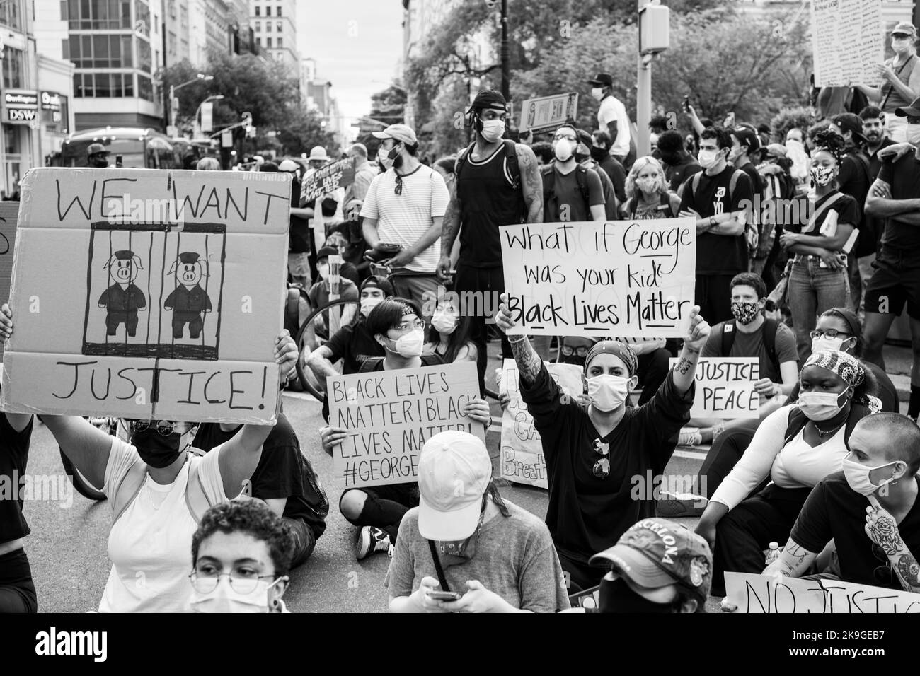 Black lives matter protest nyc hi-res stock photography and images - Alamy