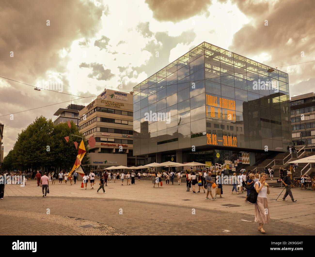 Stuttgart,Germany,July 21,2022:Downtown This is the modern Museum Of ...