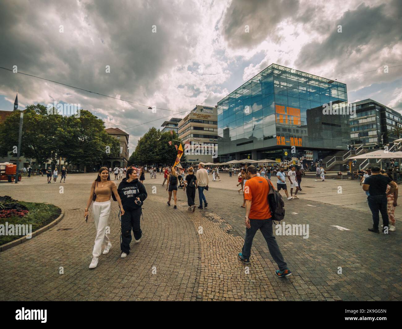 Stuttgart,Germany,July 21,2022:Downtown This is the modern Museum Of ...