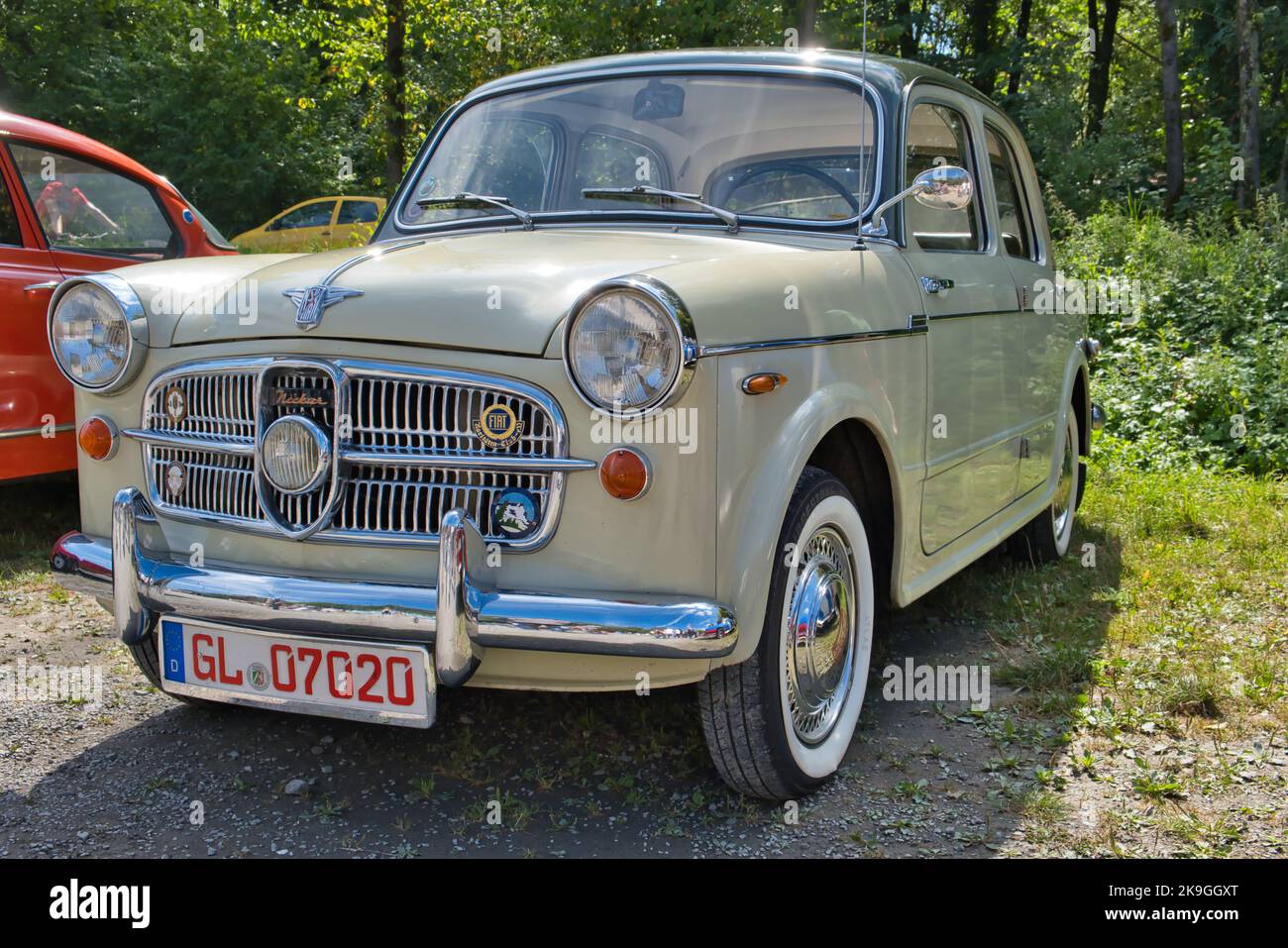 NSU - Fiat Neckar, produced 1957-1960, old timer car, diagonal front ...