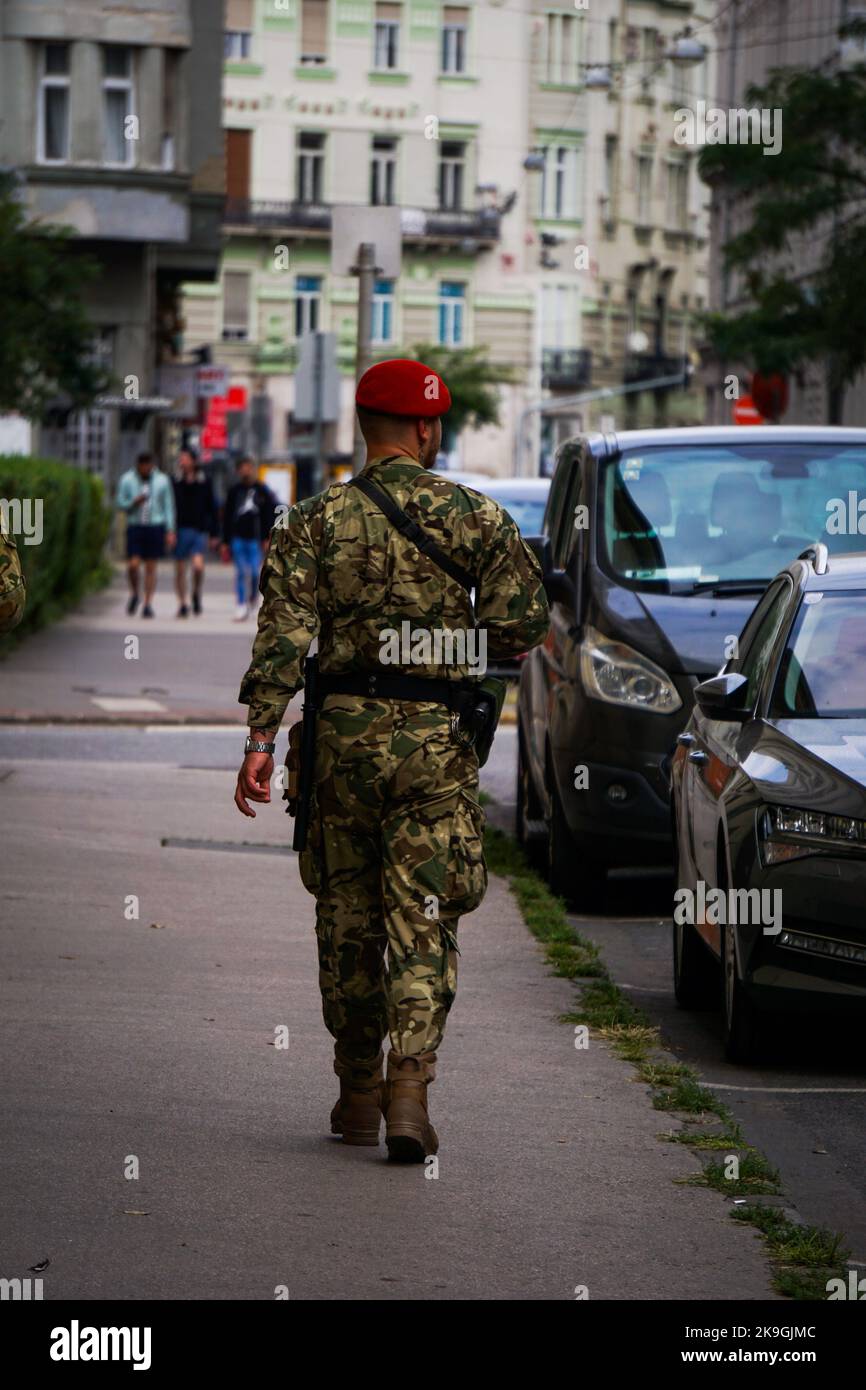 Soldier beret uniform male hi-res stock photography and images - Alamy