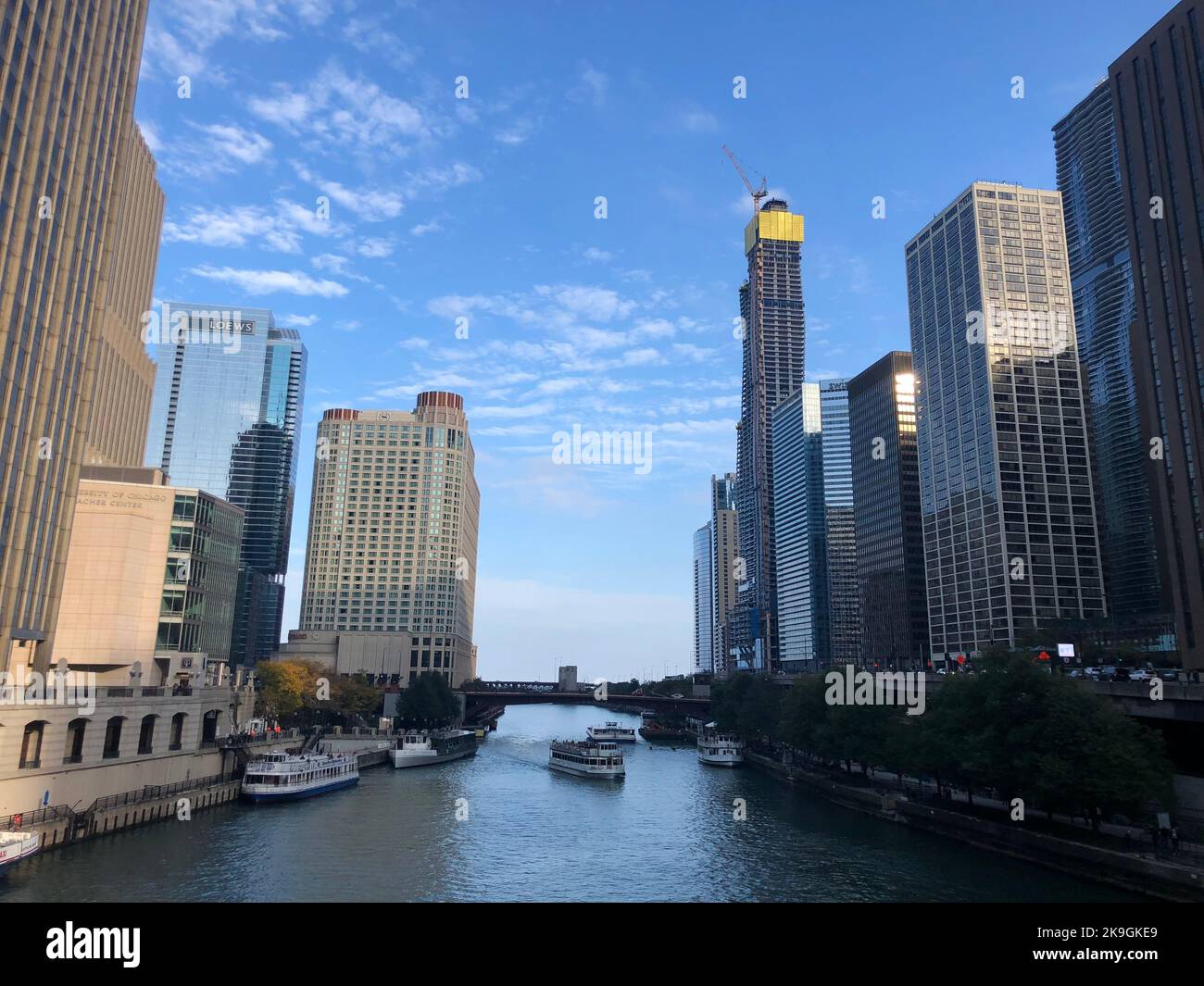 The Lake Michigan in downtown Chicago Stock Photo - Alamy
