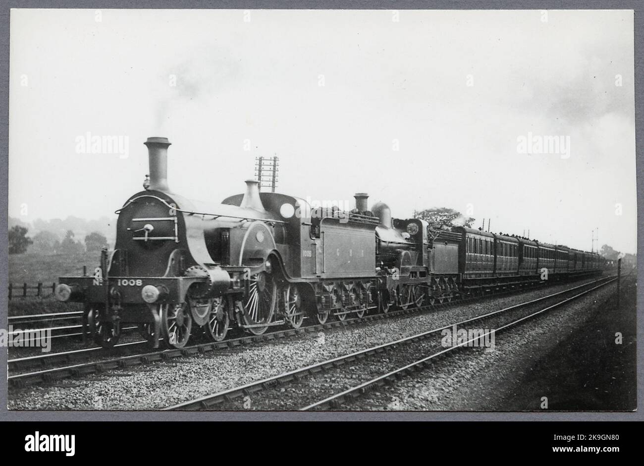 Steam Lock Great Western Railway, GWR Lok 1008 and GWR Lok 752 Stock