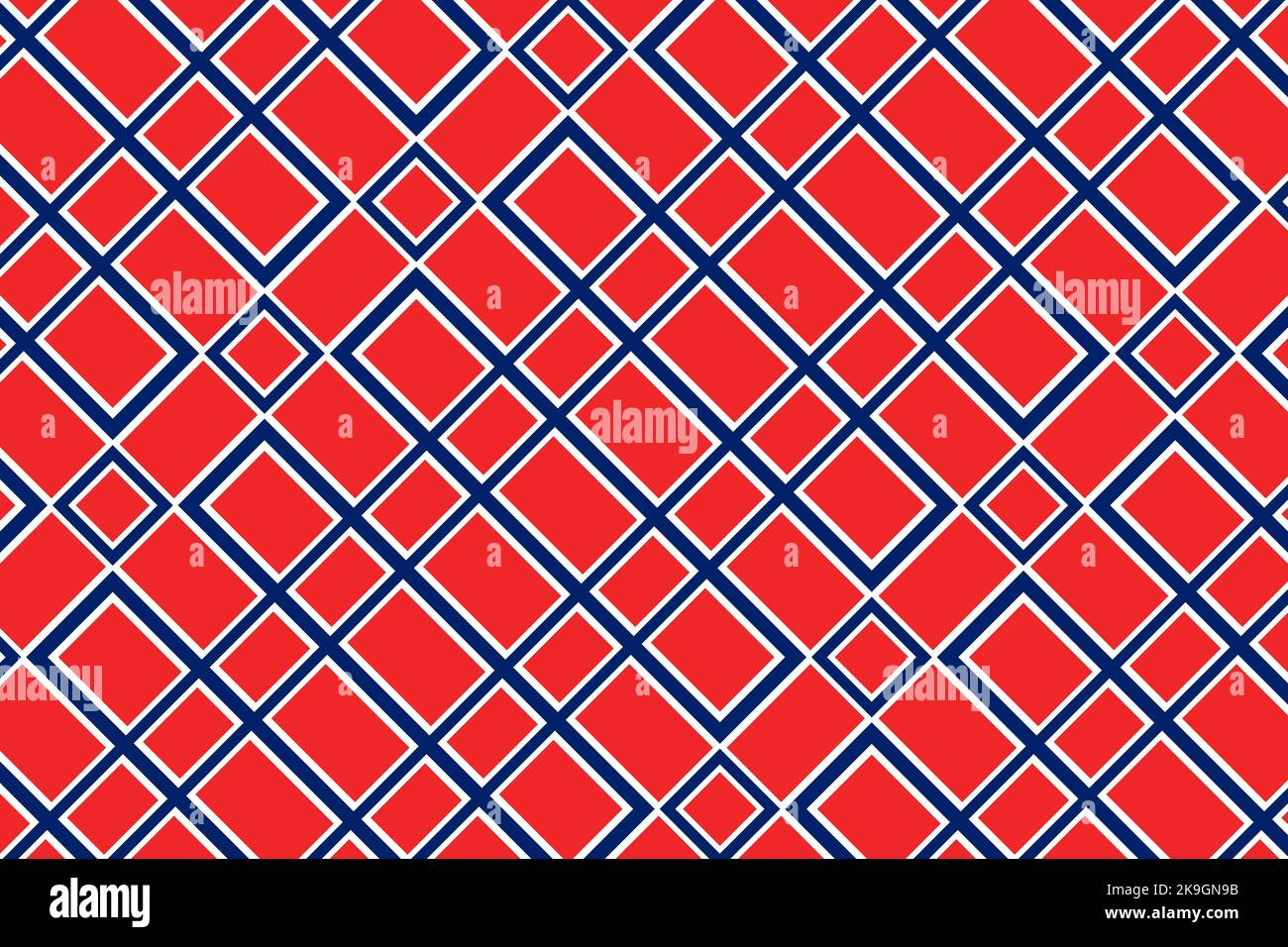 Geometric pattern in the colors of the national flag of Norway. The ...