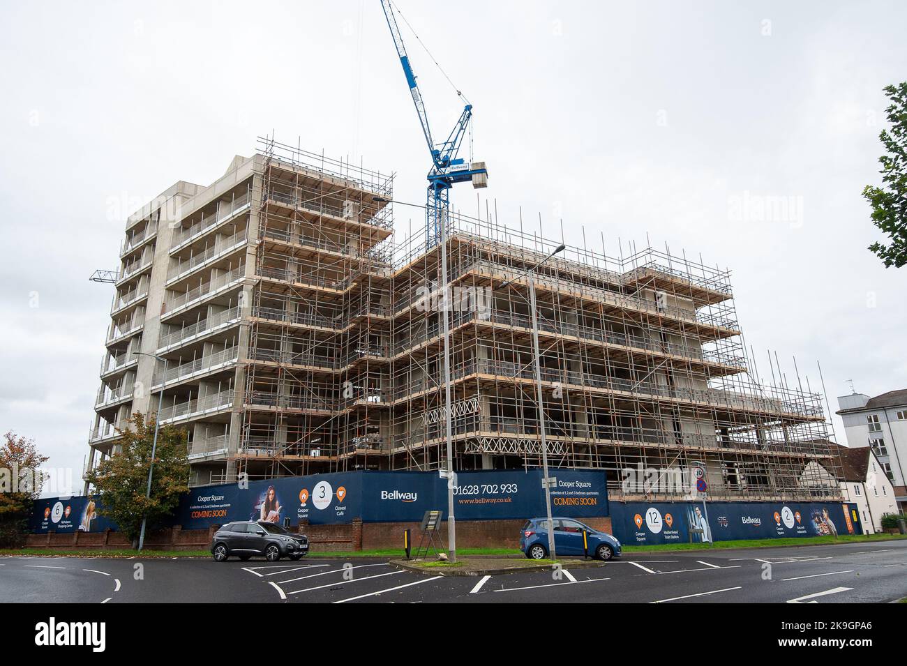 Maidenhead, Berkshire, UK. 28th October, 2022. The new Bellway Homes