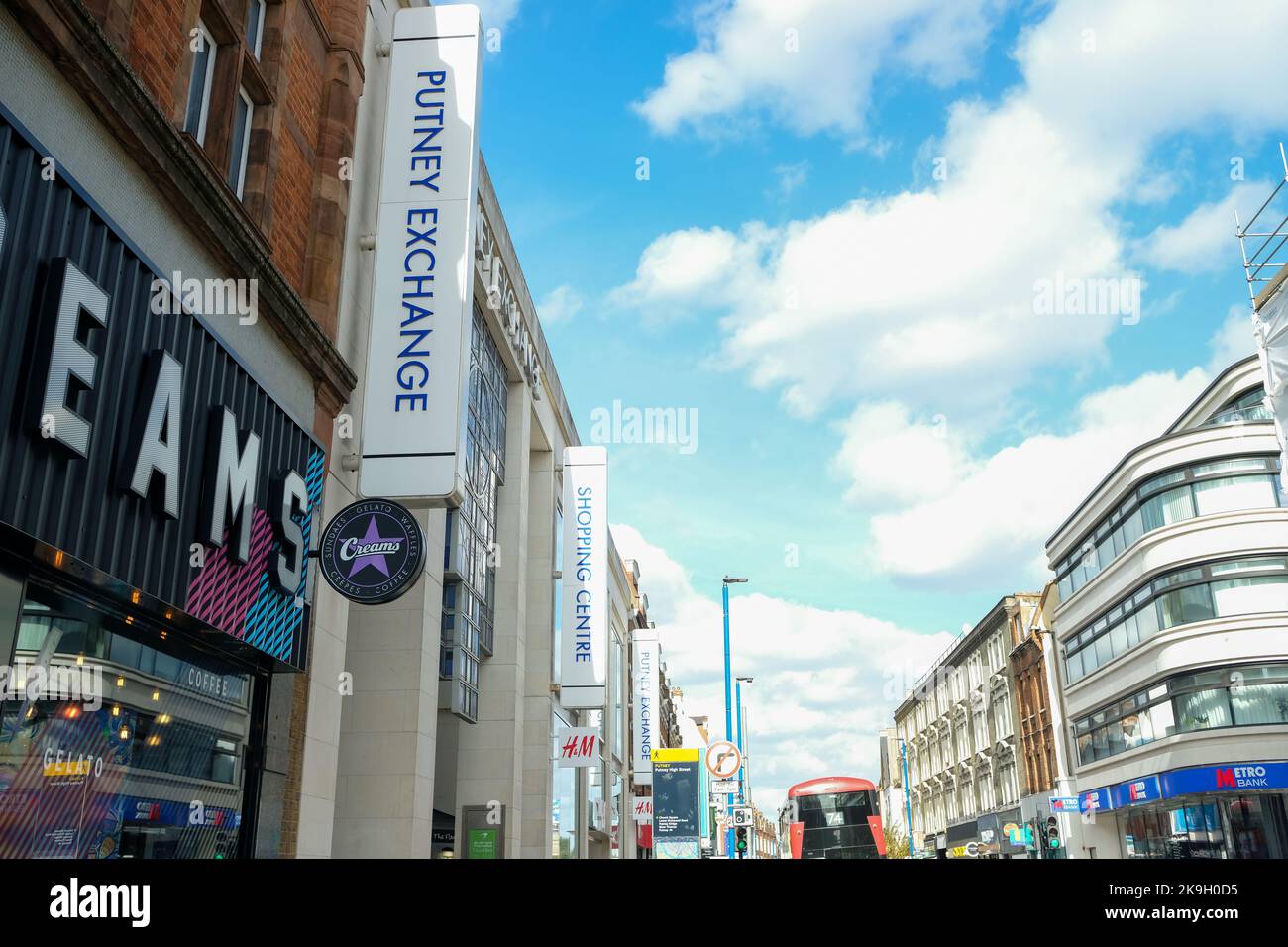London October 2022 Putney Exchange shopping centre in Putney south