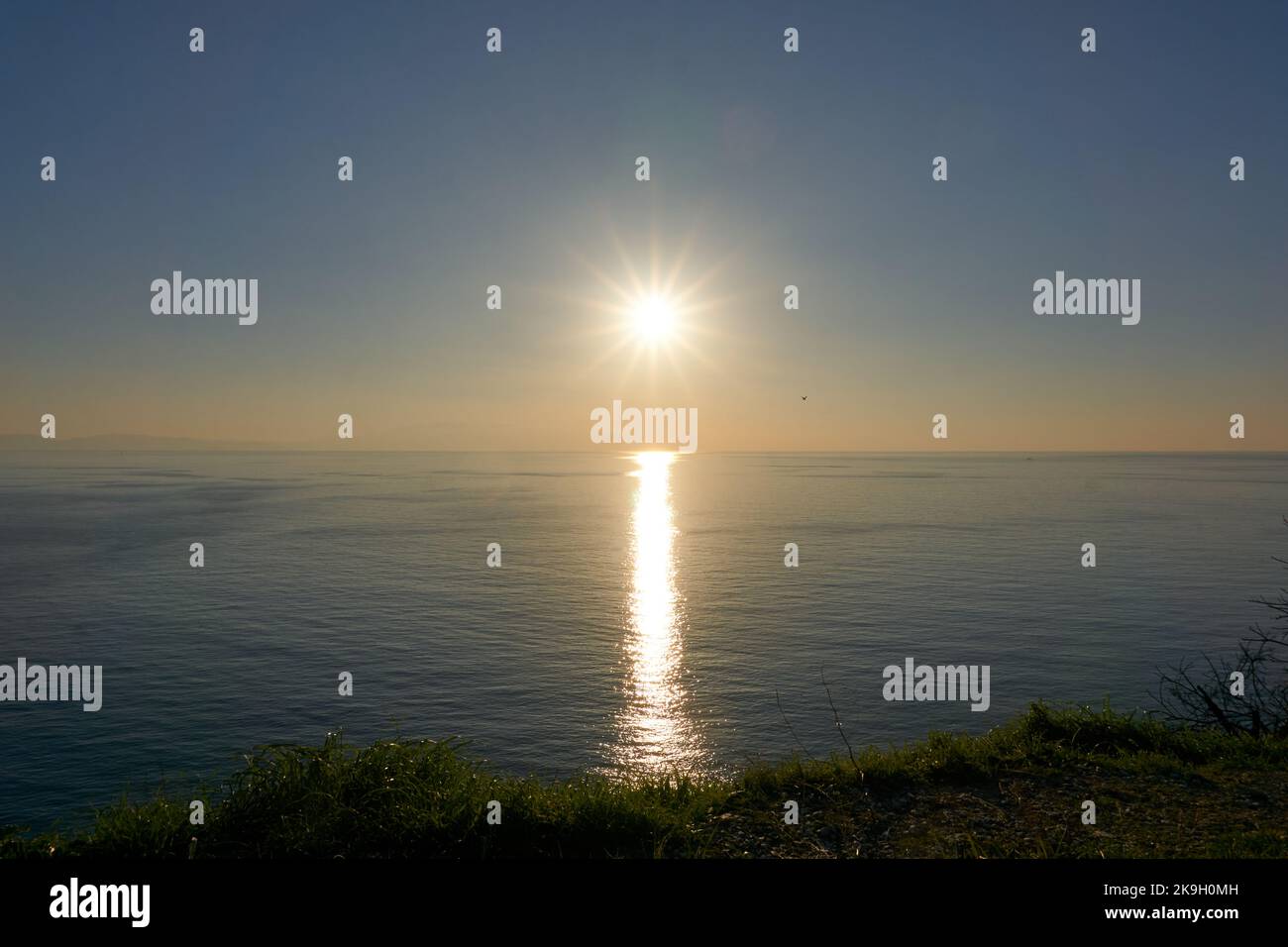 Beautiful sunrise over the sea Stock Photo - Alamy