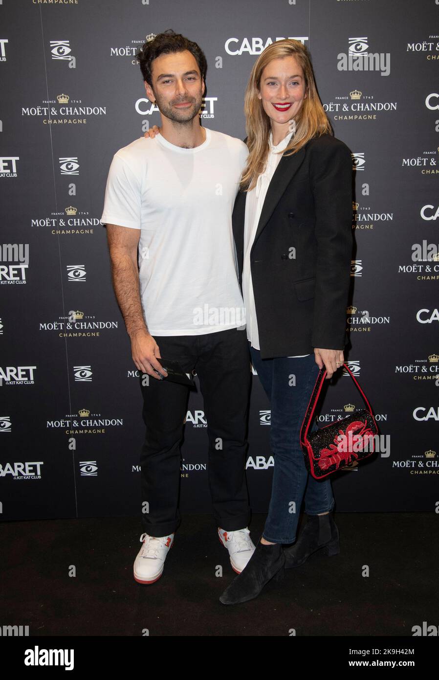 London, UK. Aidan Turner at the Gala Night performance of "Cabaret At The Kit  Kat Club" in London on the 27th October 2022. Ref: LMK386-J8495-281022 Gary  Mitchell /Landmark Media Stock Photo -